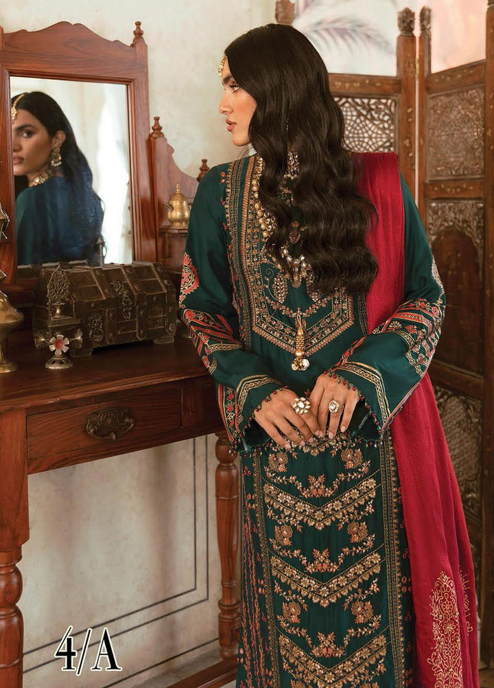 RajBari Embroidered Chikankari Suits Unstitched 3 Piece RB21PC 04A - Winter Collection