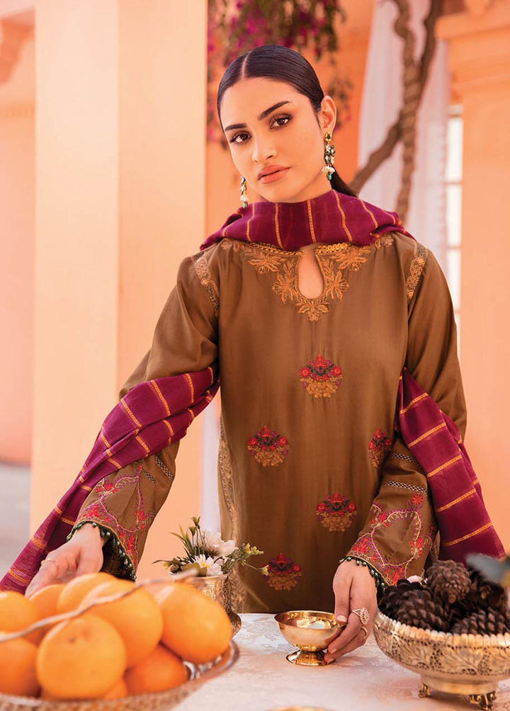 RajBari Embroidered Jacquard Suits Unstitched 3 Piece RB23F 5B - Luxury Collection
