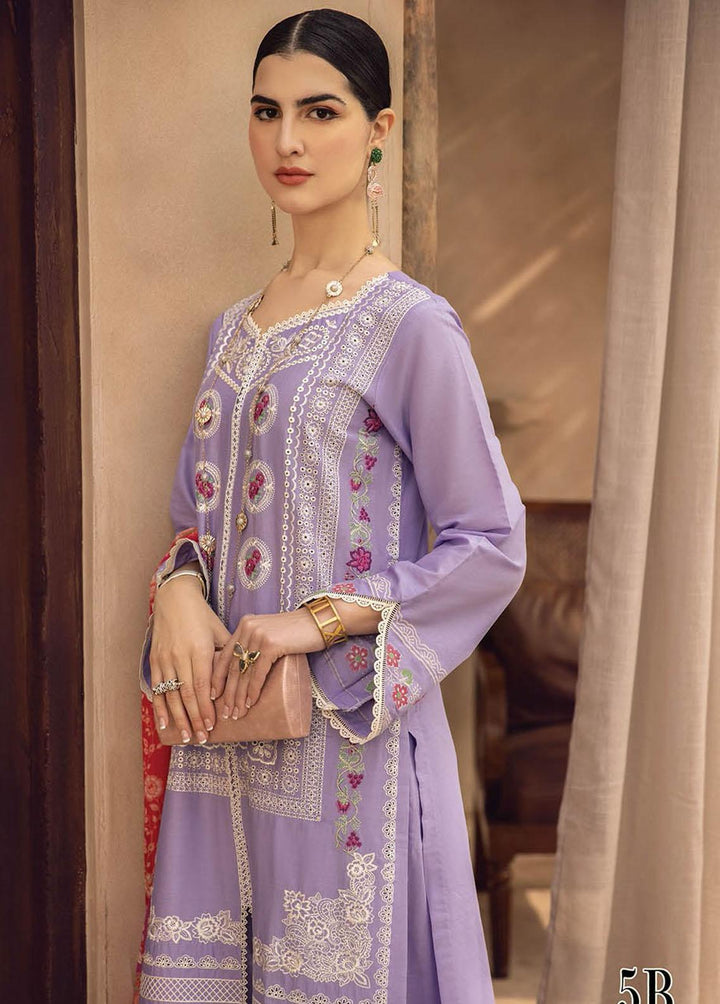 RajBari Embroidered Chikankari Suits Unstitched 3 Piece RB23CK 5B - Premium Collection