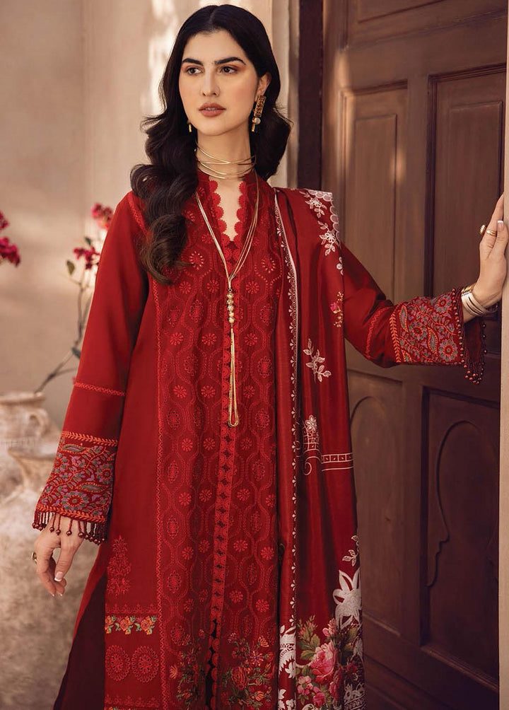 RajBari Embroidered Chikankari Suits Unstitched 3 Piece RB23CK 6A - Premium Collection