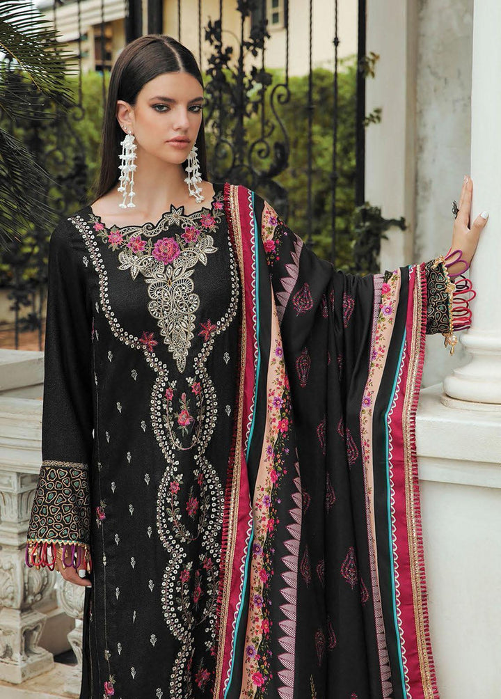 RajBari Embroidered Karandi Suits Unstitched 3 Piece RB22K 5A - Premium Collection
