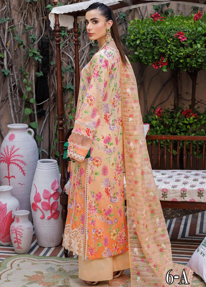 RajBari Printkari Embroidered Lawn Suit Unstitched 3 Piece RB24P 6A - Summer Collection