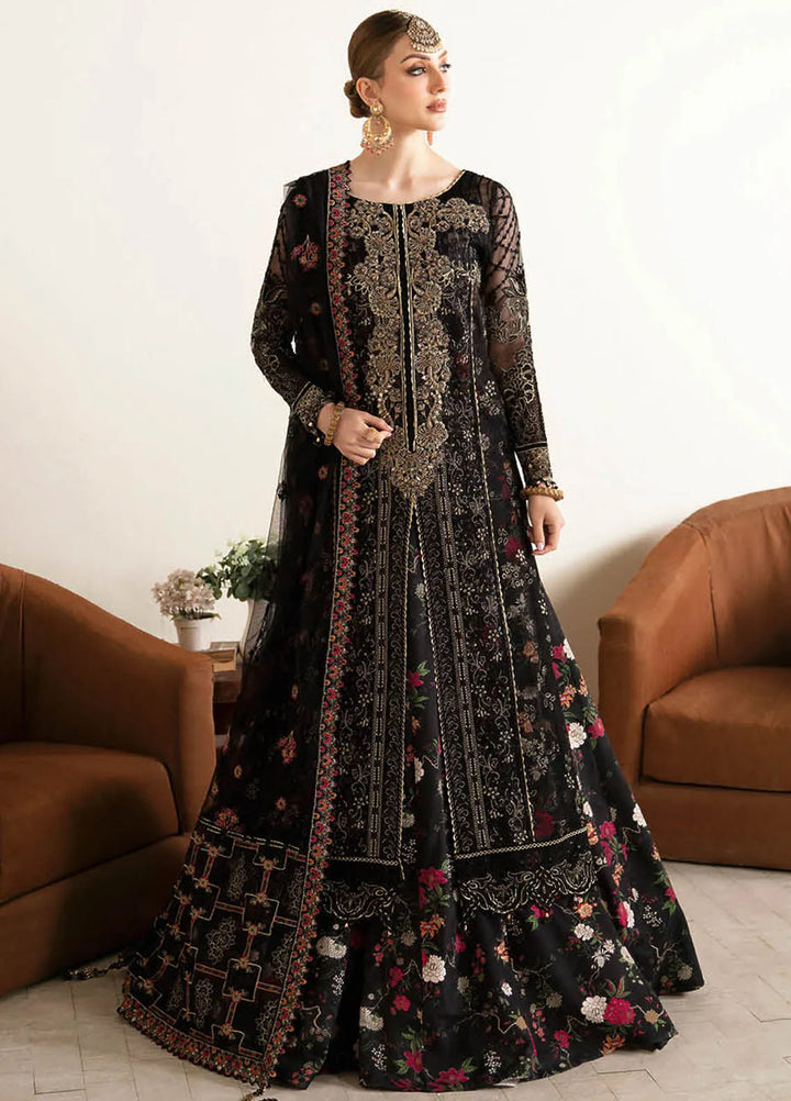 Ramsha Luxury Embroidered  Suit Unstitched 4 Piece RSH24L E-105 - Formals Collection