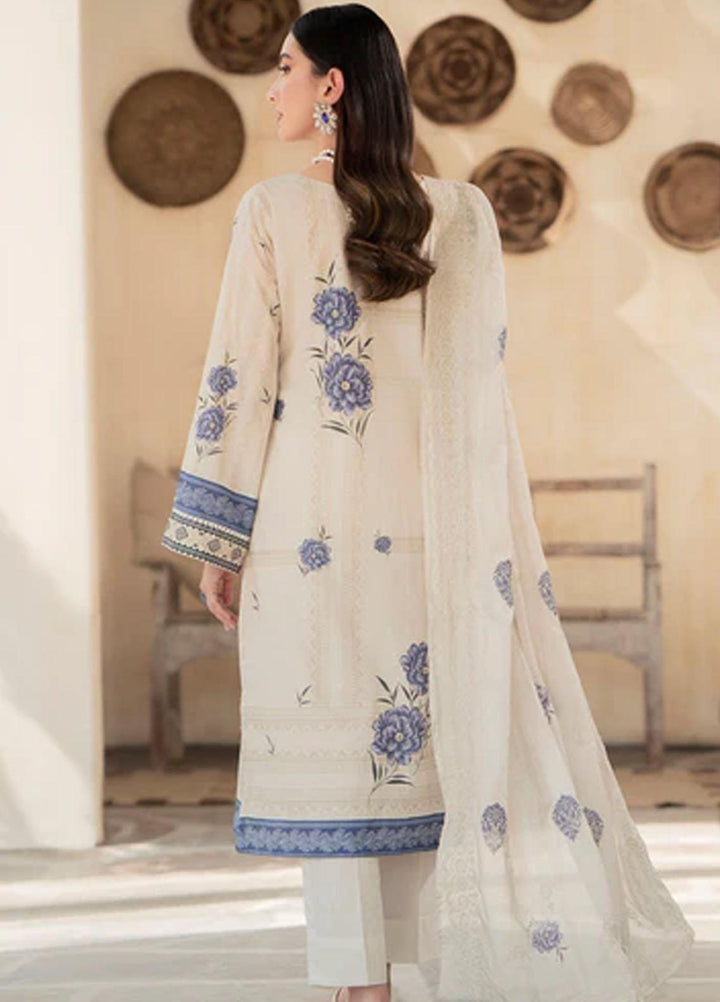 Rang By Motifz Embroidered Lawn Suits Unstitched 3 Piece MT23RDP 3754A - Summer Collection
