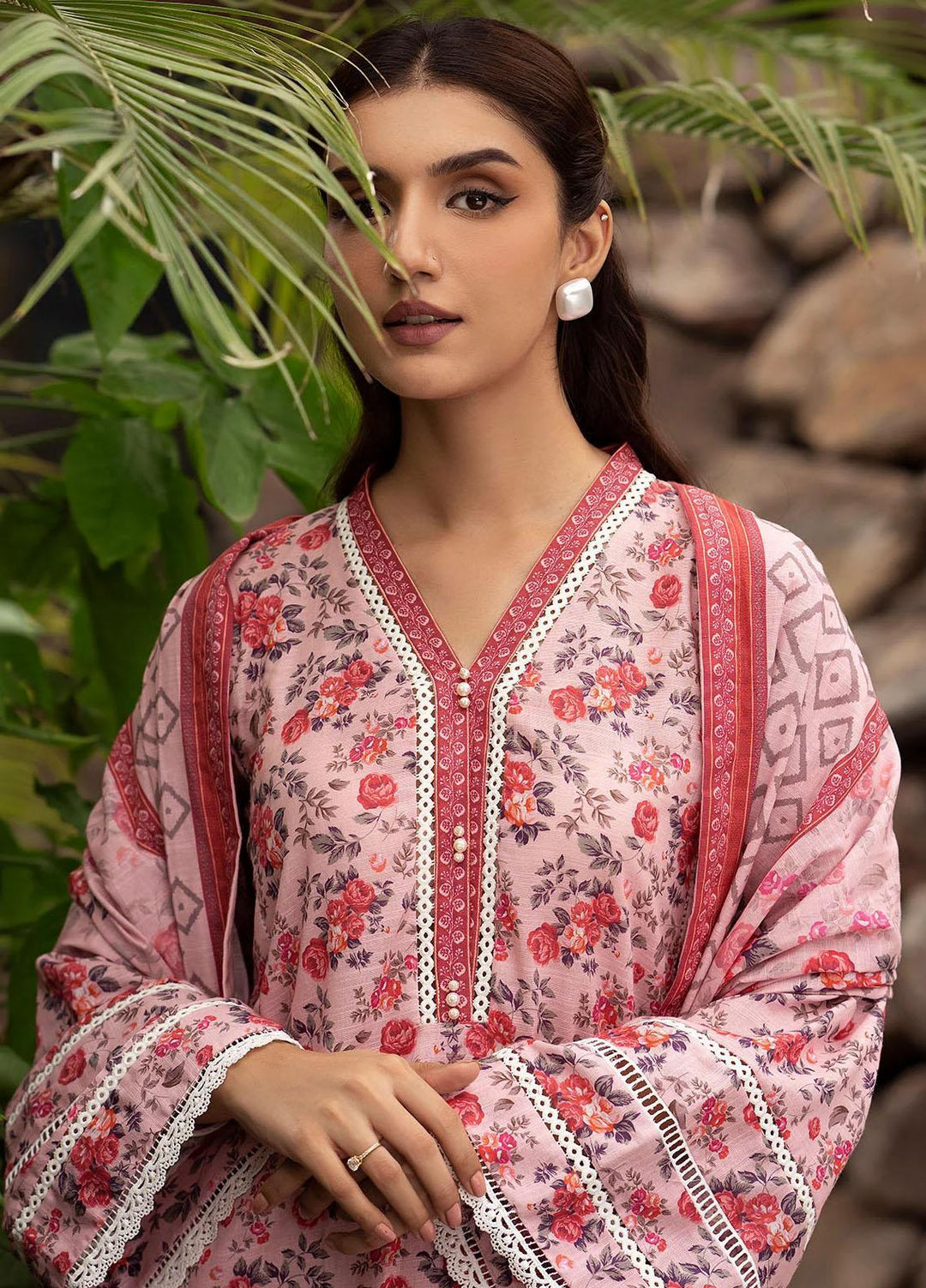 Rang By Motifz Printed Khaddar Suits Unstitched 3 Piece MT23R-V2 4363-Ahana - Winter Collection