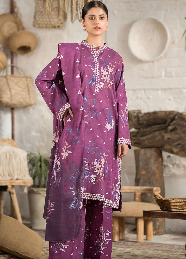 Rang By Motifz Printed Khaddar Suits Unstitched 3 Piece MT23R-V3 4412 Gull - Winter Collection