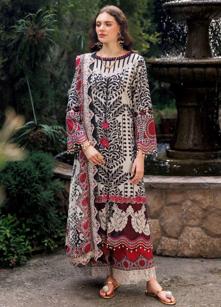 Rang-E-Bahar by Charizma Embroidered Lawn Suits Unstitched 3 Piece CRZ25RB CRB5-11 - Summer Collection