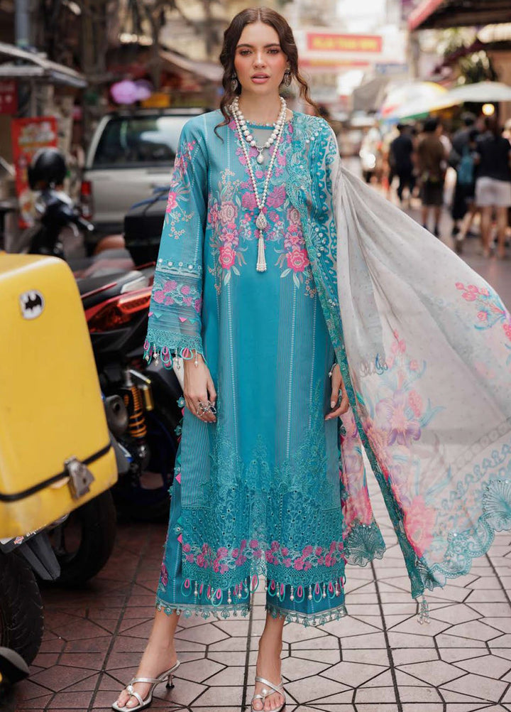 Rang-E-Bahar by Charizma Embroidered Lawn Suits Unstitched 3 Piece CRZ25RB CRB5-12 - Summer Collection