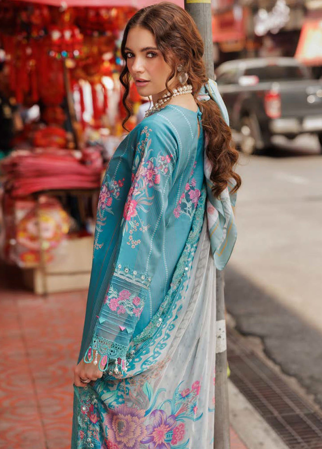 Rang-E-Bahar by Charizma Embroidered Lawn Suits Unstitched 3 Piece CRZ25RB CRB5-12 - Summer Collection