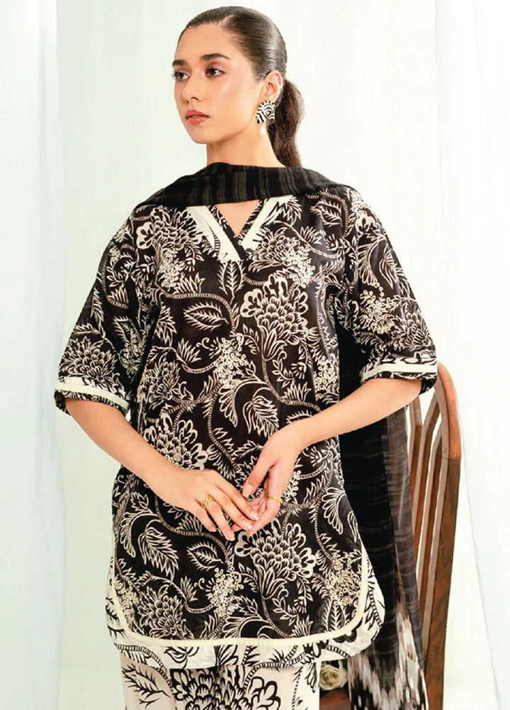 Rang e Bahar by Humdum Embroidered Lawn Suits Unstitched 3 Piece HD25RB D-01 - Summer Collection