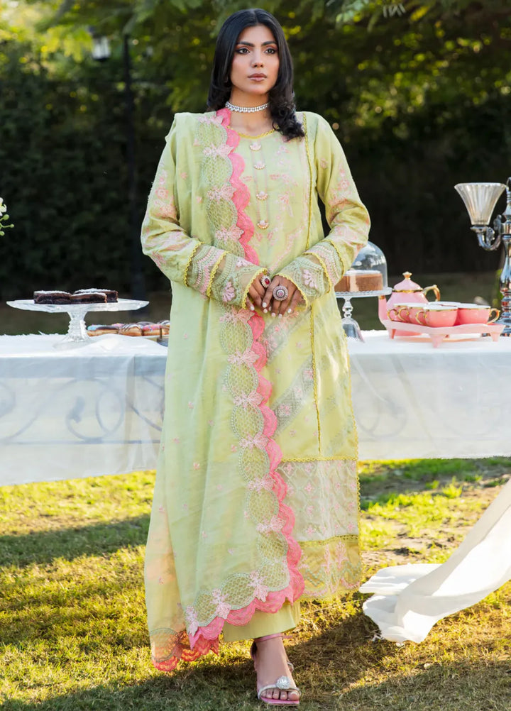 Rang e Eid by Zaib Un Nisa Pret Embroidered Lawn 3 Piece Suit Savera