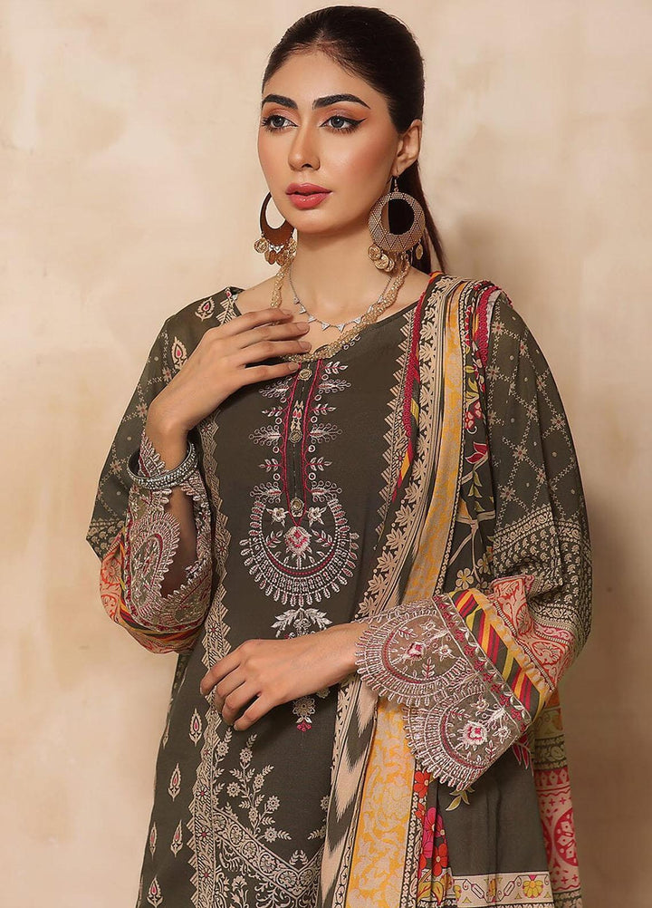 Rang-e-Hayah By Khas Embroidered Lawn Suits Unstitched 3 Piece KHS23RH KL-1928 - Summer Collection