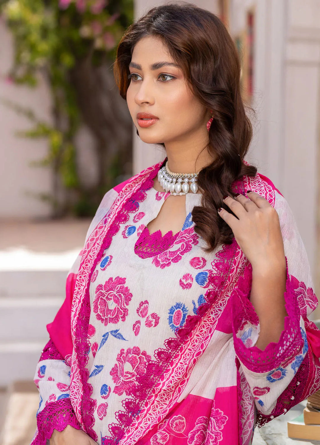 Rang E Noor By Humdum Printed Lawn Suit Unstitched 3 Piece HD24R D-08 - Summer Collection