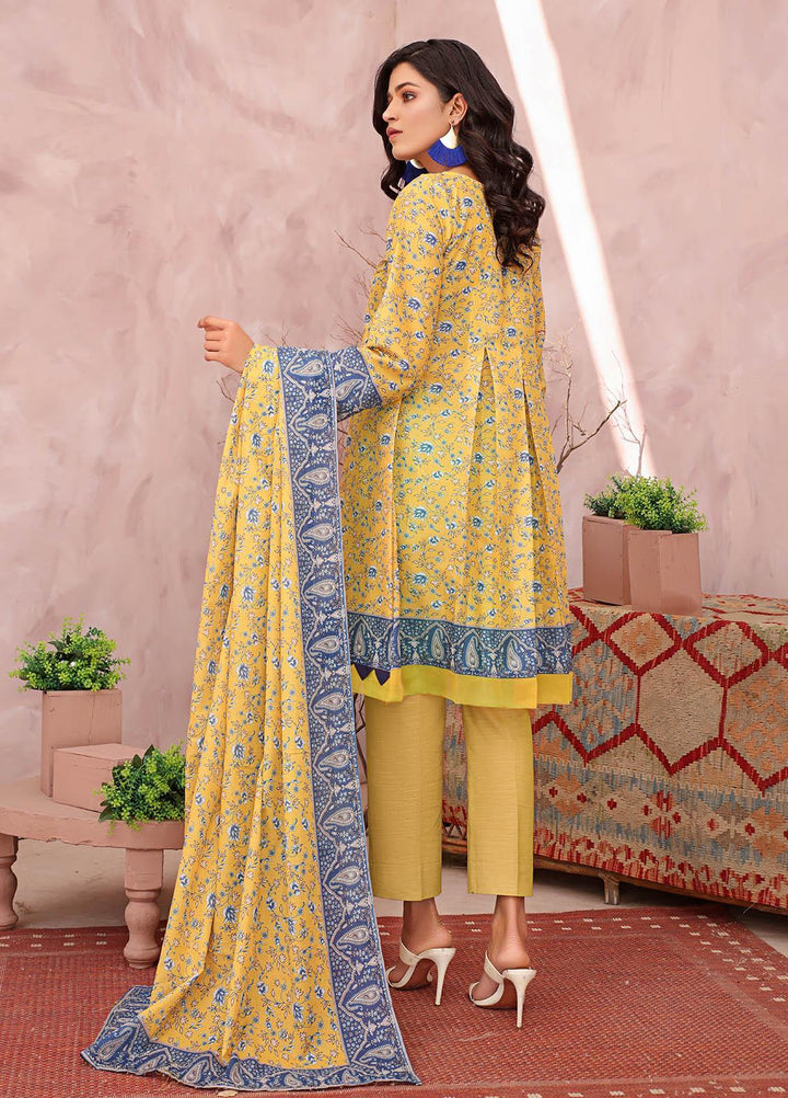 Rang-e-Noor By Humdum Embroidered Lawn Suits Unstitched 3 Piece HD23RN 05 - Summer Collection