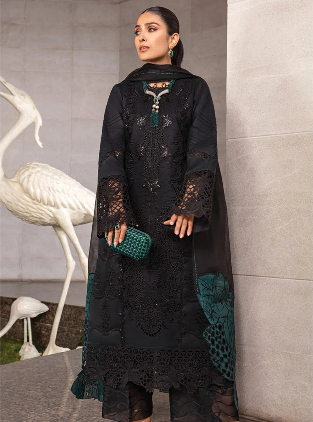 Rang Rasiya Embroidered Lawn Suits Unstitched 3 Piece RR24PE D-06 Zoya - Summer Eid Collection