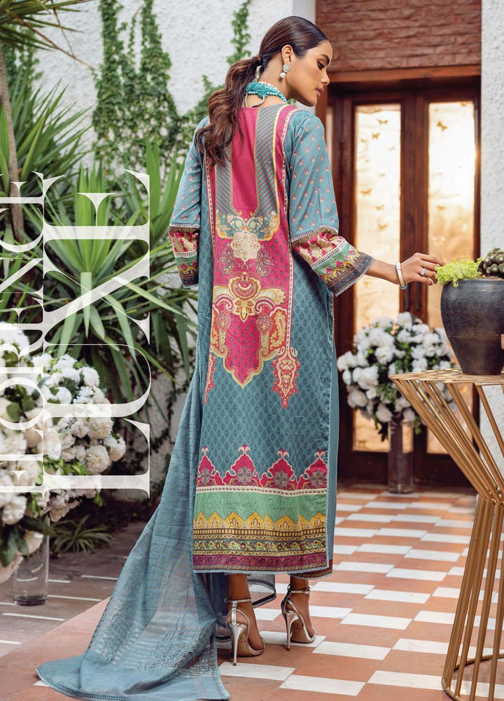 Florence By Rang Rasiya Embroidered Lawn Suits Unstitched 3 Piece RR21FF 04 Raes - Festive Collection