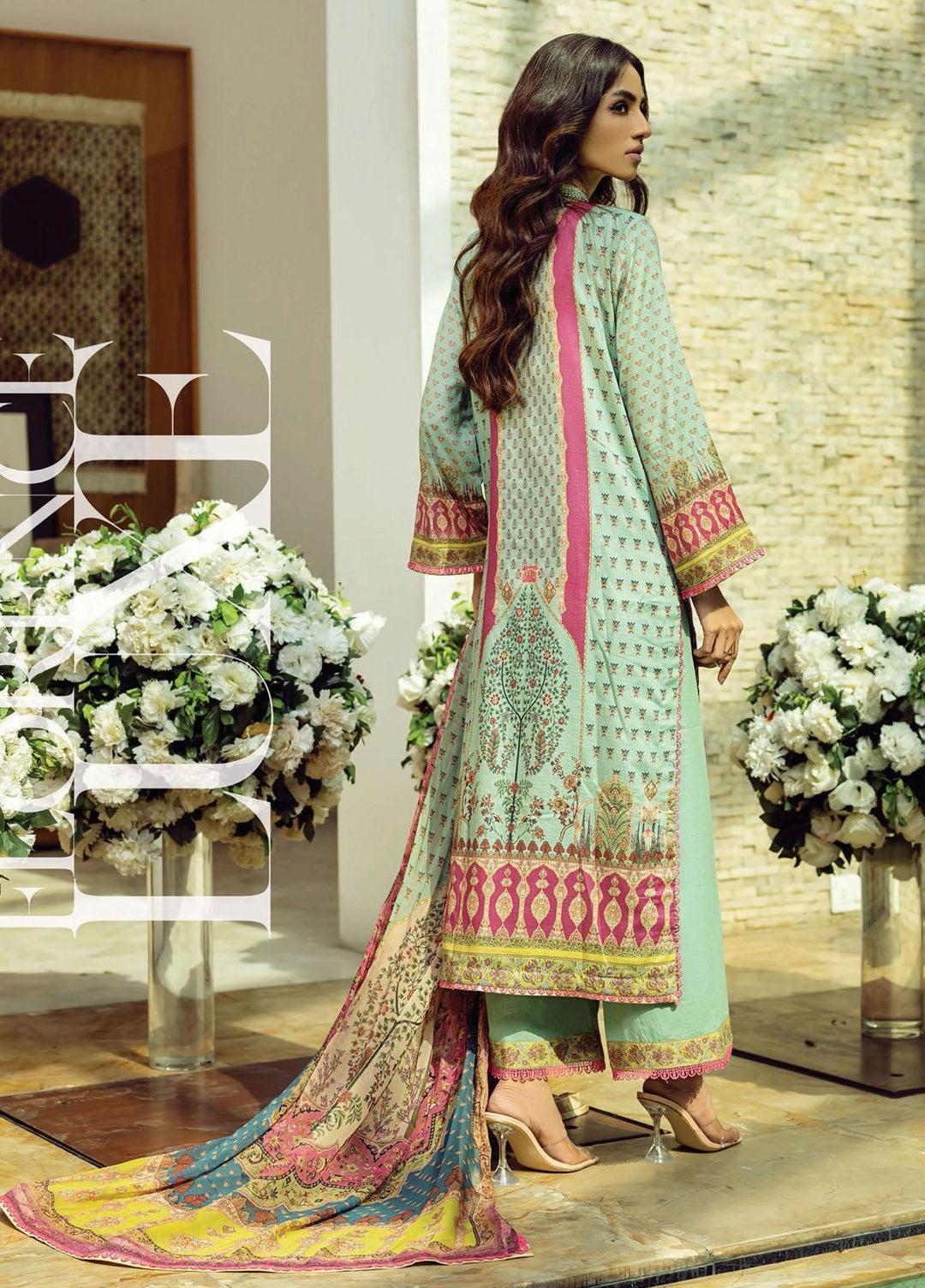 Florence By Rang Rasiya Embroidered Lawn Suits Unstitched 3 Piece RR21FF 05 Nevile - Festive Collection