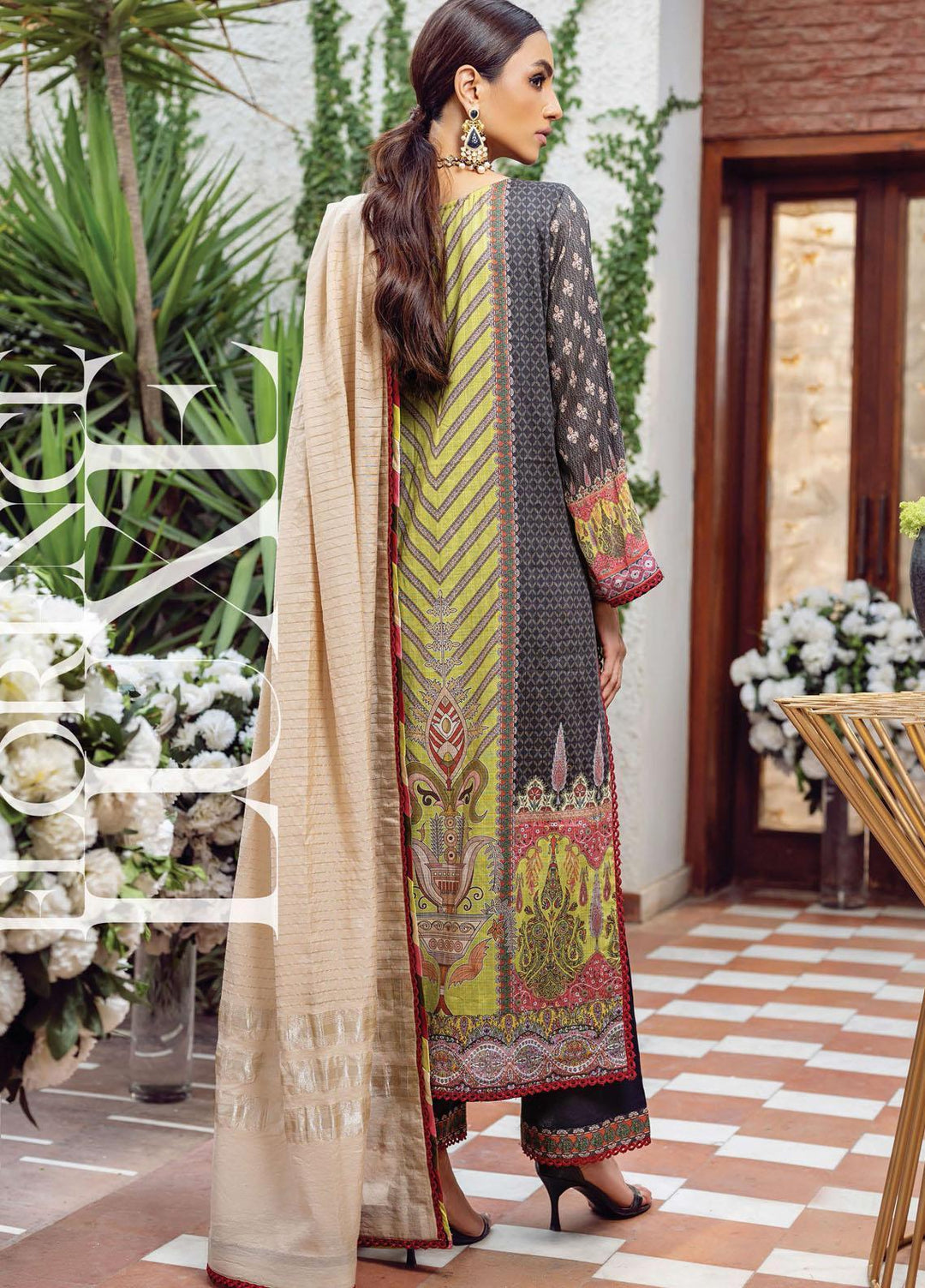 Florence By Rang Rasiya Embroidered Lawn Suits Unstitched 3 Piece RR21FF 09 Nyle - Festive Collection