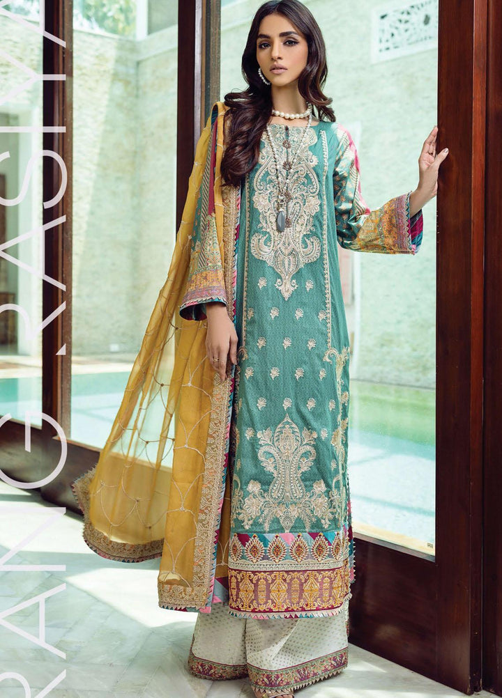 Florence By Rang Rasiya Embroidered Lawn Suits Unstitched 3 Piece RR21FF 11 Rabt - Festive Collection