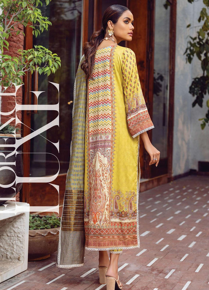 Florence By Rang Rasiya Embroidered Lawn Suits Unstitched 3 Piece RR21FF 12 Uraan - Festive Collection