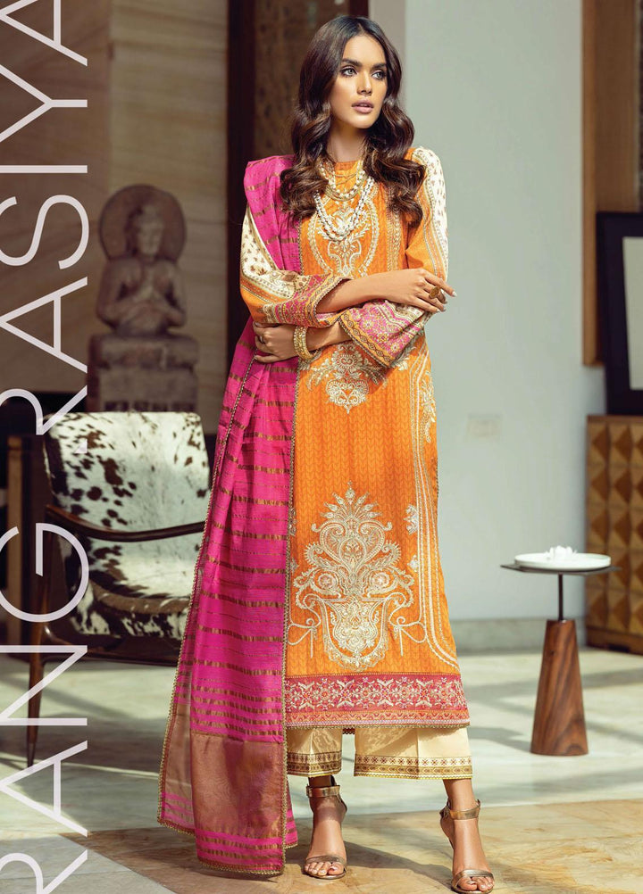 Florence By Rang Rasiya Embroidered Lawn Suits Unstitched 3 Piece RR21FF 13 Frisk - Festive Collection