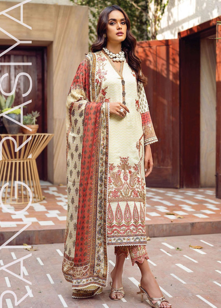 Florence By Rang Rasiya Embroidered Lawn Suits Unstitched 3 Piece RR21FF 14 Koyal - Festive Collection