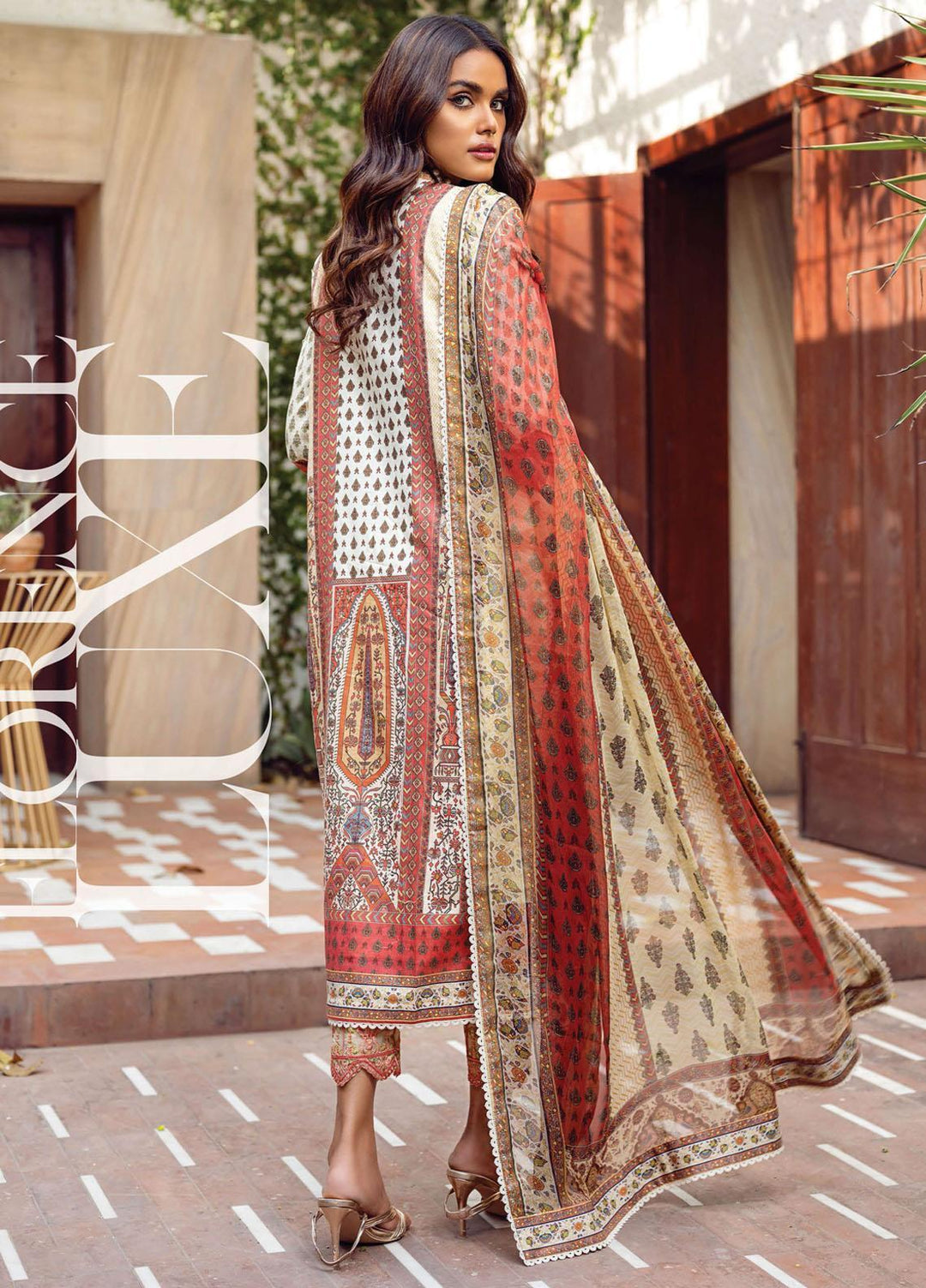 Florence By Rang Rasiya Embroidered Lawn Suits Unstitched 3 Piece RR21FF 14 Koyal - Festive Collection