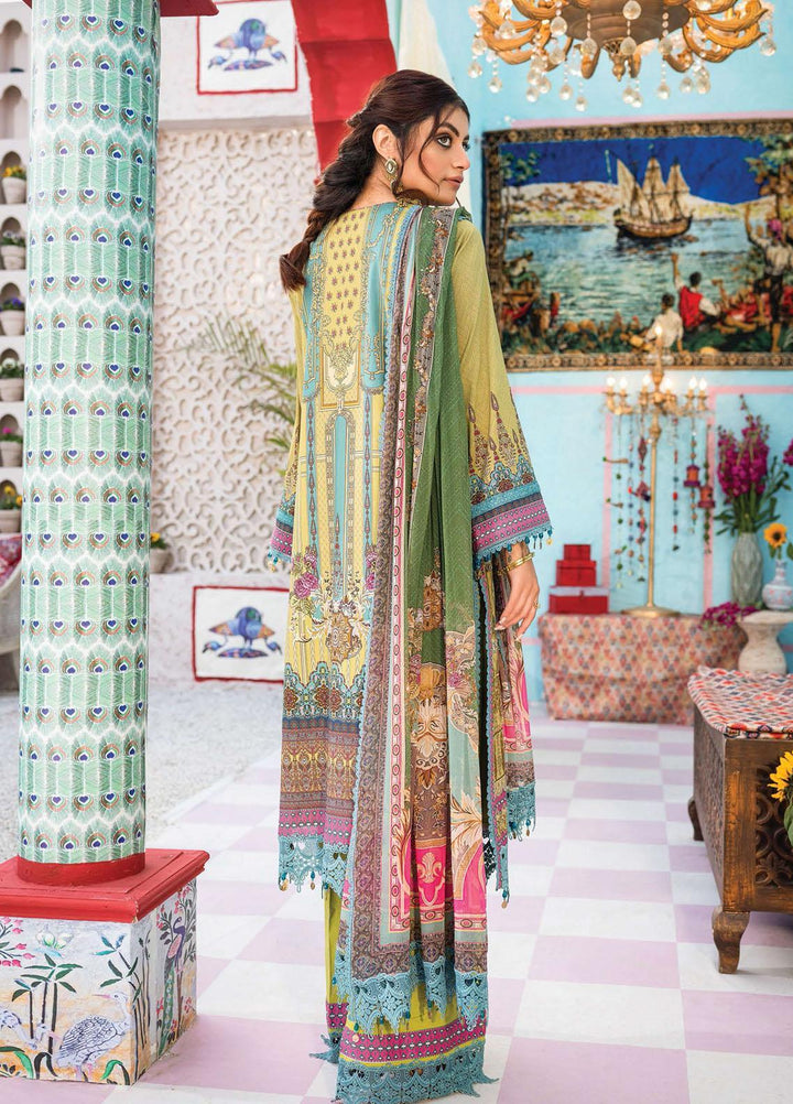 Florence Meherbano By Rang Rasiya Embroidered Lawn Suits Unstitched 3 Piece RR21FM 02 Arya - Spring / Summer Collection
