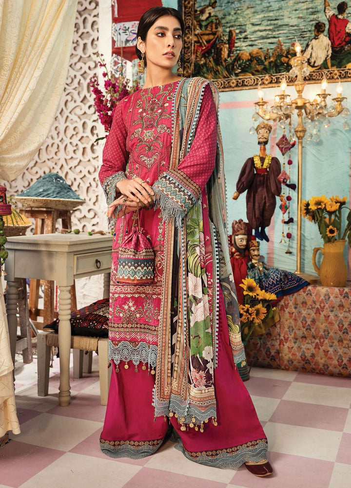 Florence Meherbano By Rang Rasiya Embroidered Lawn Suits Unstitched 3 Piece RR21FM 03 Kaia - Spring / Summer Collection