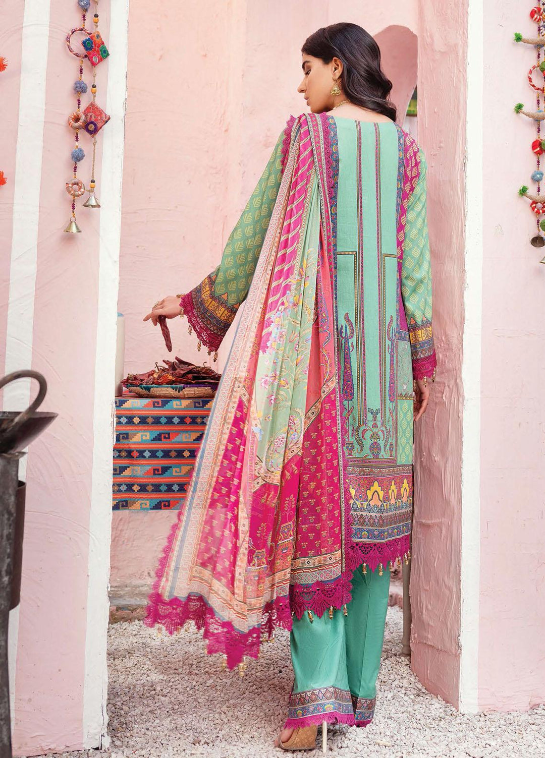 Florence Meherbano By Rang Rasiya Embroidered Lawn Suits Unstitched 3 Piece RR21FM 16 Rahkosh - Spring / Summer Collection