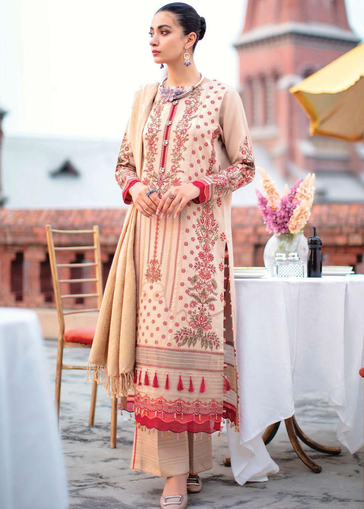 Rang Rasiya Embroidered Cotail Linen Suits Unstitched 3 Piece RRV2WP22D5 Isabel - Winter Collection
