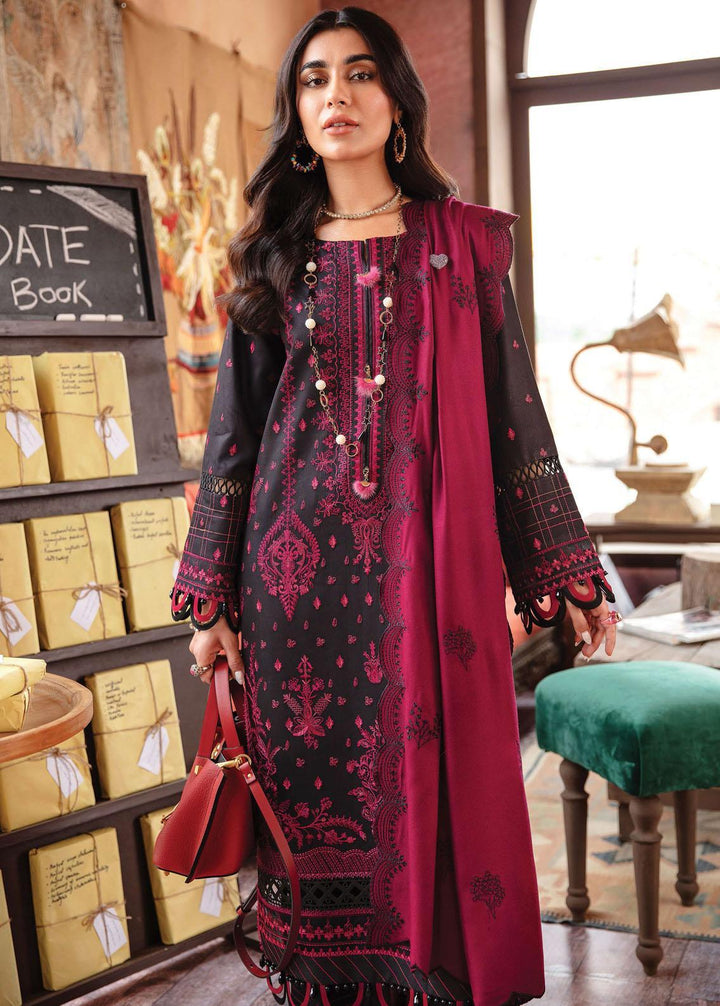 Rang Rasiya Embroidered Cotail Linen Suits Unstitched 3 Piece RR22W D-06 - Winter Collection