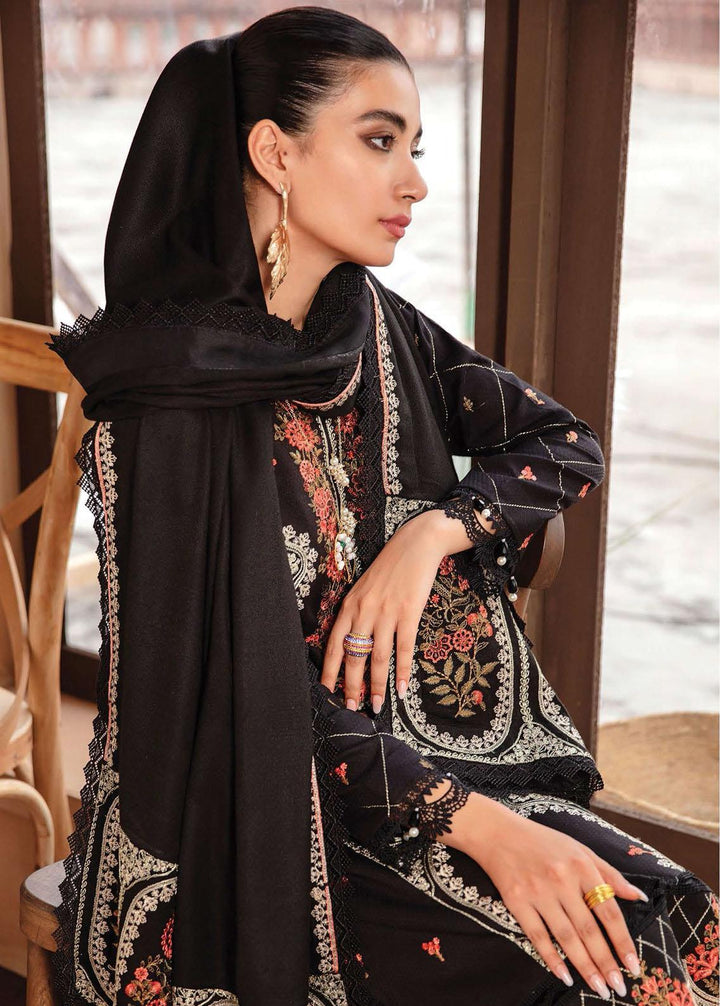 Rang Rasiya Embroidered Linen Suits Unstitched 3 Piece RR22W D-11 - Winter Collection