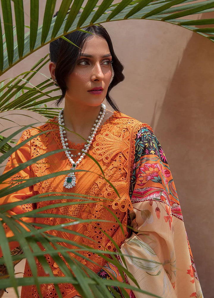 Rang Rasiya Embroidered Lawn Suits Unstitched 3 Piece RR23PE Madeira - Eid Collection
