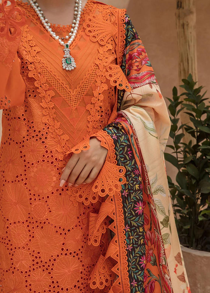 Rang Rasiya Embroidered Lawn Suits Unstitched 3 Piece RR23PE Madeira - Eid Collection