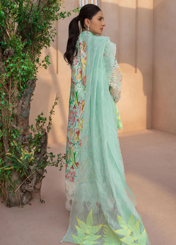 Rang Rasiya Embroidered Lawn Suits Unstitched 3 Piece RR23PE Moonstone - Eid Collection