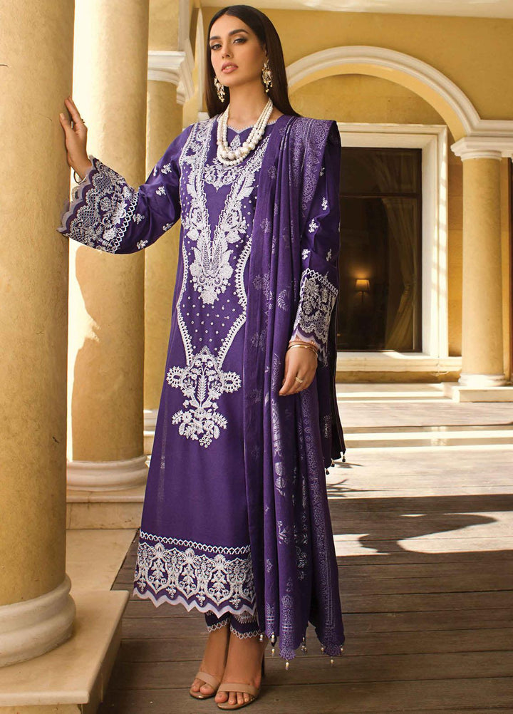 Rang Rasiya Embroidered Karandi Suits Unstitched 3 Piece RR21PW D-02 BARAN - Winter Collection