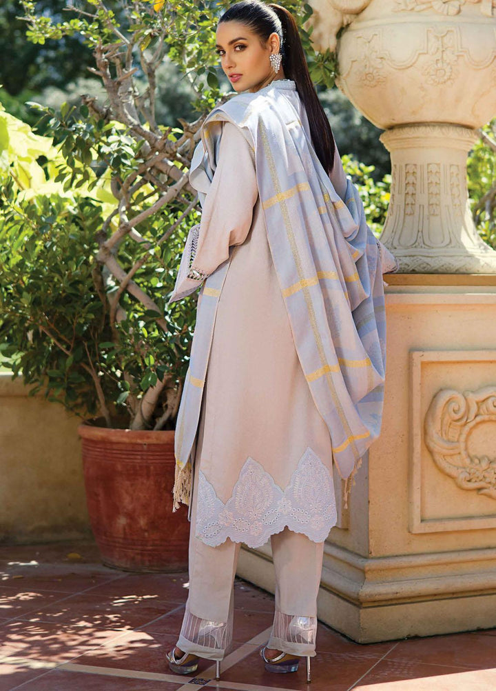 Rang Rasiya Embroidered Dobby Linen Suits Unstitched 3 Piece RR21PW D-05 RICHEL - Winter Collection