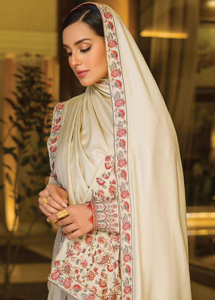 Rang Rasiya Embroidered Dobby Linen Suits Unstitched 3 Piece RR21PW D-08 MAESTRO - Winter Collection