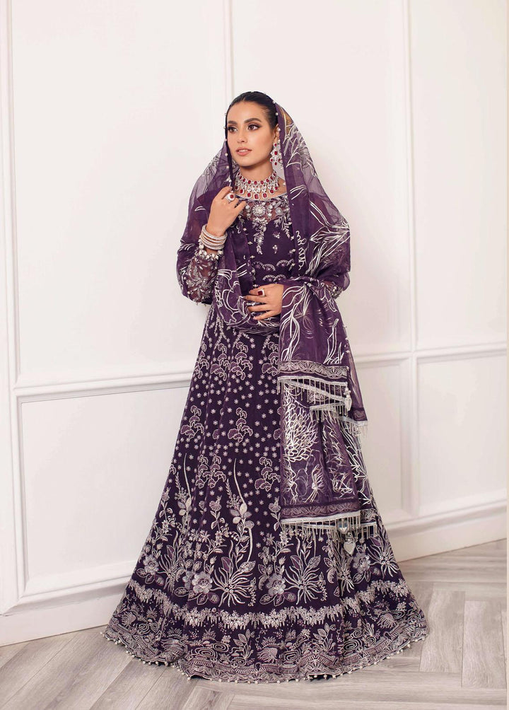 Ritzier By Rang Rasiya Embroidered Organza Suits Unstitched 3 Piece RRRZ22D1 Umber - Wedding Collection