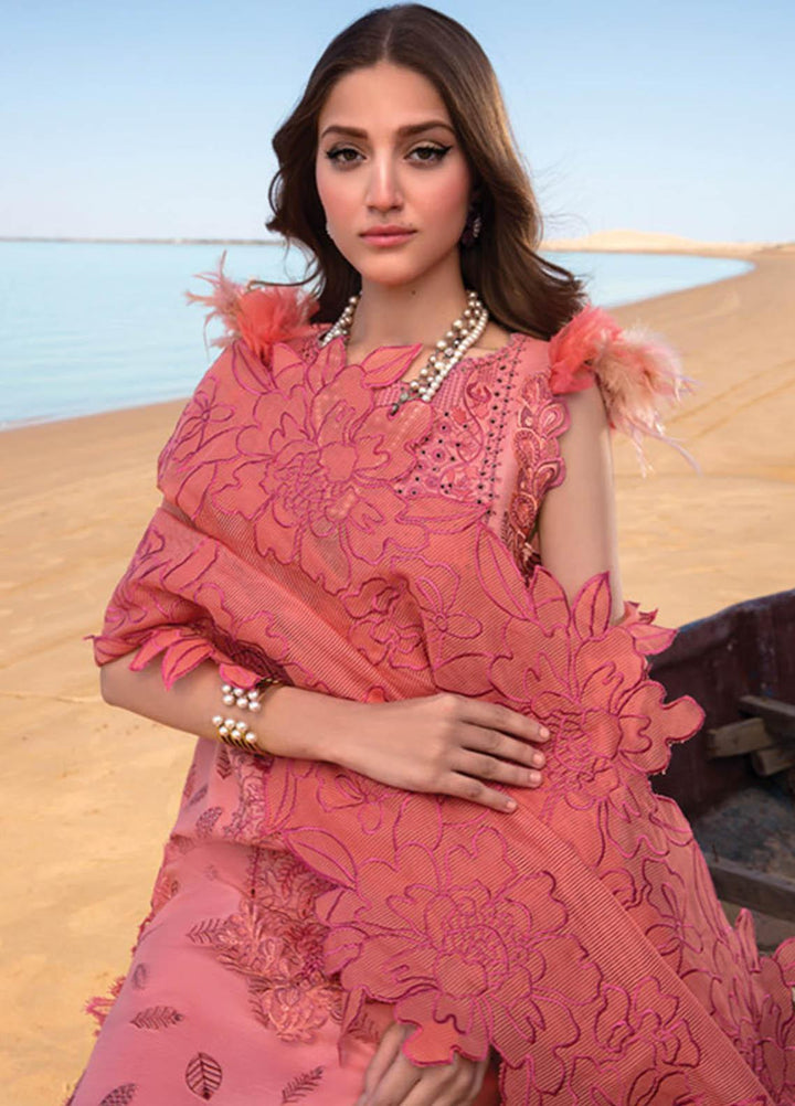 Rang Rasiya Embroidered Lawn Suits Unstitched 3 Piece RR23SP 04 Alaya - Premium Collection