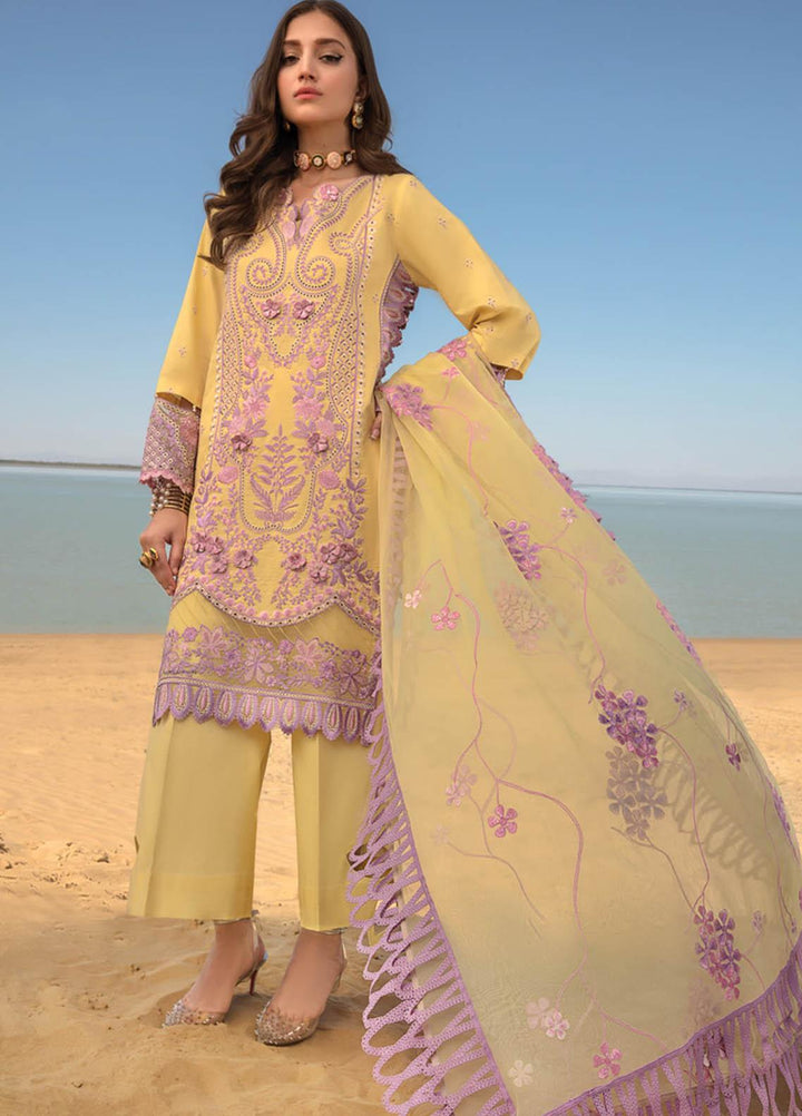 Rang Rasiya Embroidered Lawn Suits Unstitched 3 Piece RR23SP 05 Isabella - Premium Collection