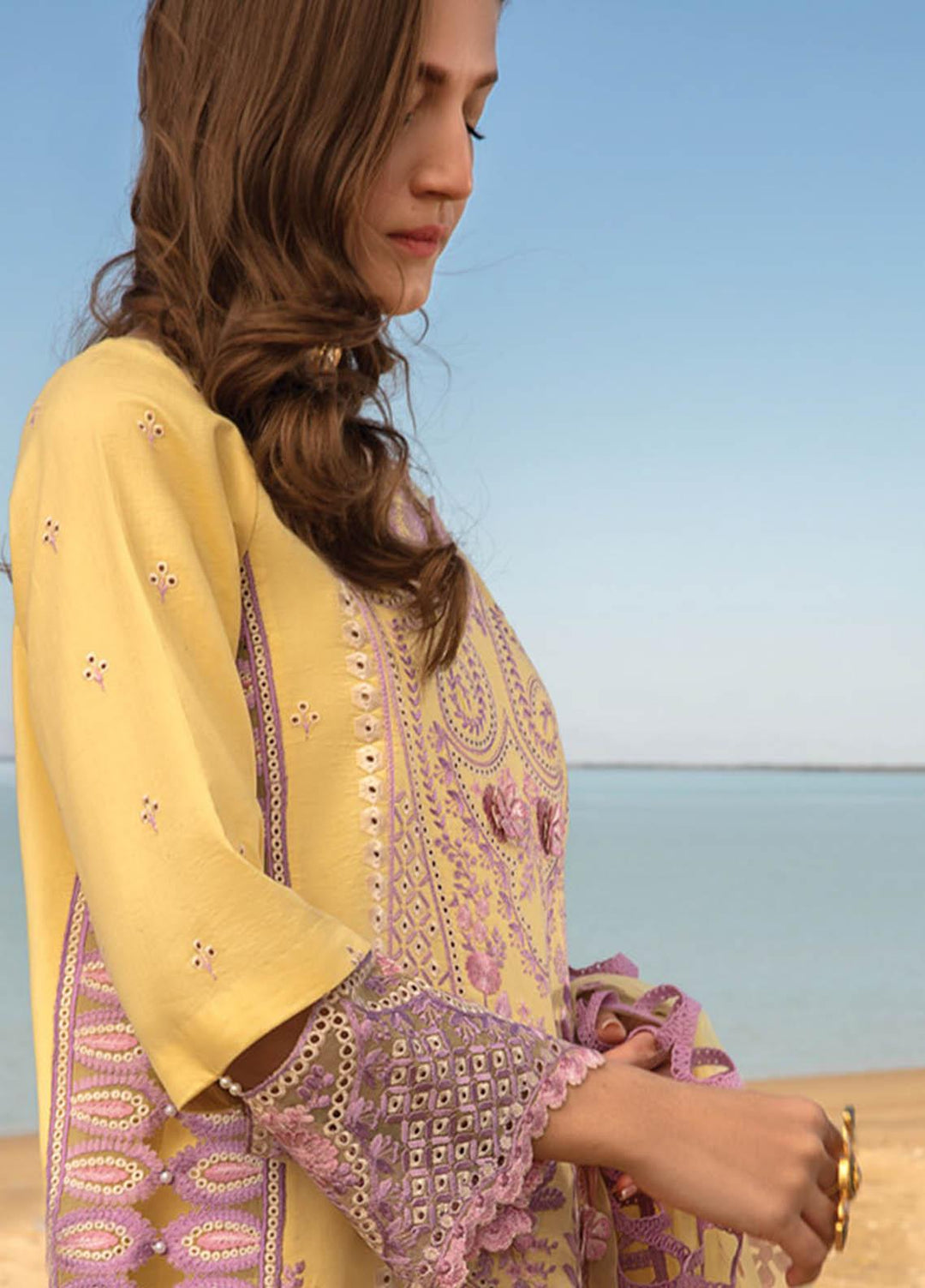Rang Rasiya Embroidered Lawn Suits Unstitched 3 Piece RR23SP 05 Isabella - Premium Collection
