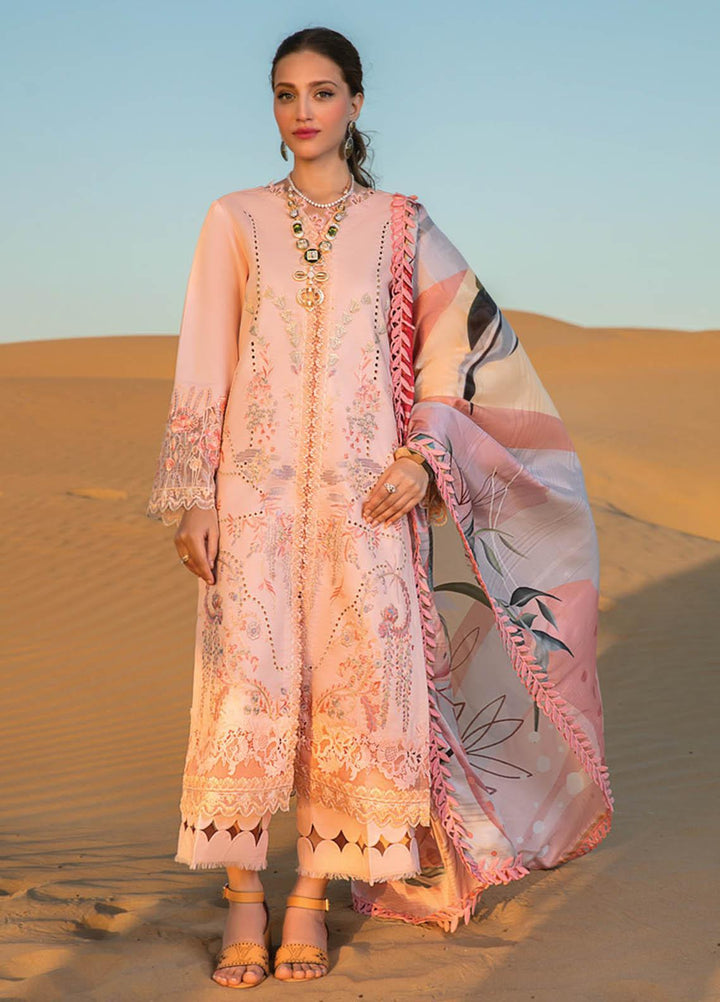 Rang Rasiya Embroidered Lawn Suits Unstitched 3 Piece RR23SP 08 Rameen - Premium Collection