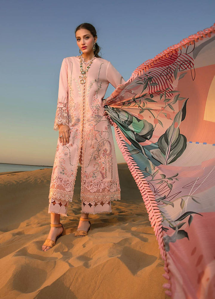 Rang Rasiya Embroidered Lawn Suits Unstitched 3 Piece RR23SP 08 Rameen - Premium Collection