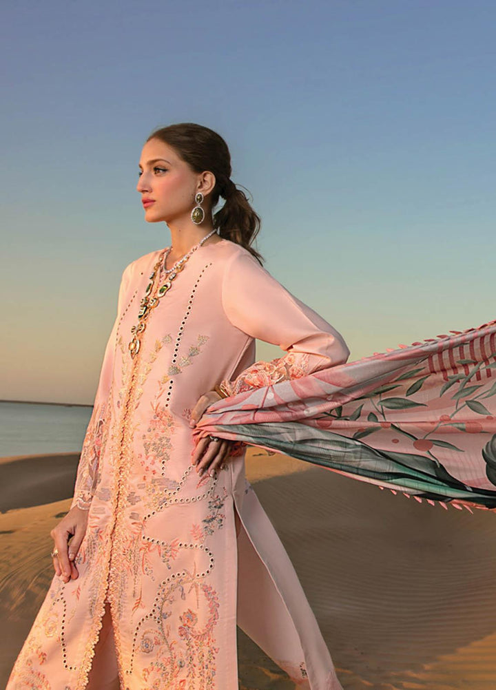 Rang Rasiya Embroidered Lawn Suits Unstitched 3 Piece RR23SP 08 Rameen - Premium Collection