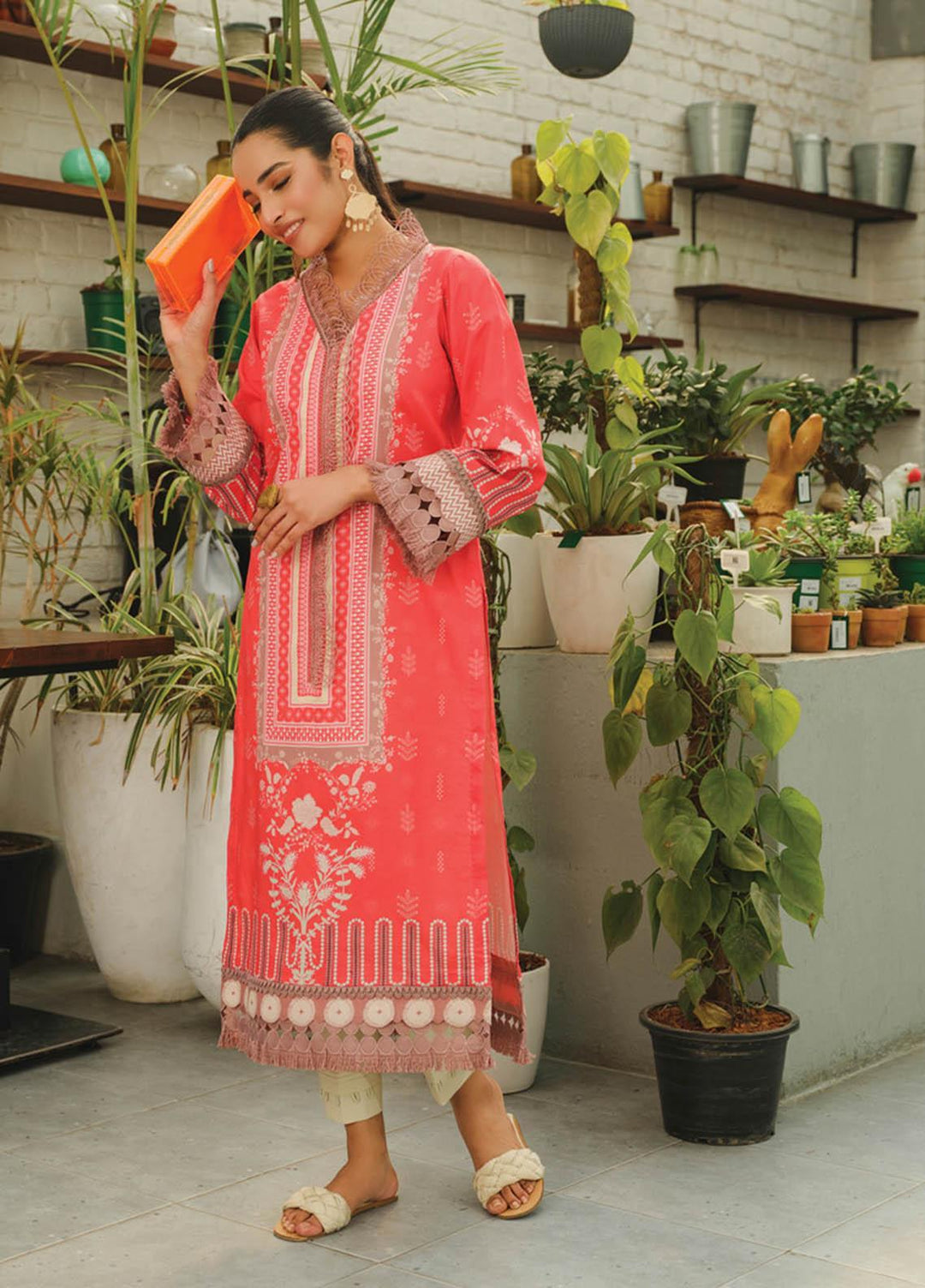 Rang Rasiya Printed Lawn  Unstitched Kurti RR23T 02 Jasper - Summer Collection