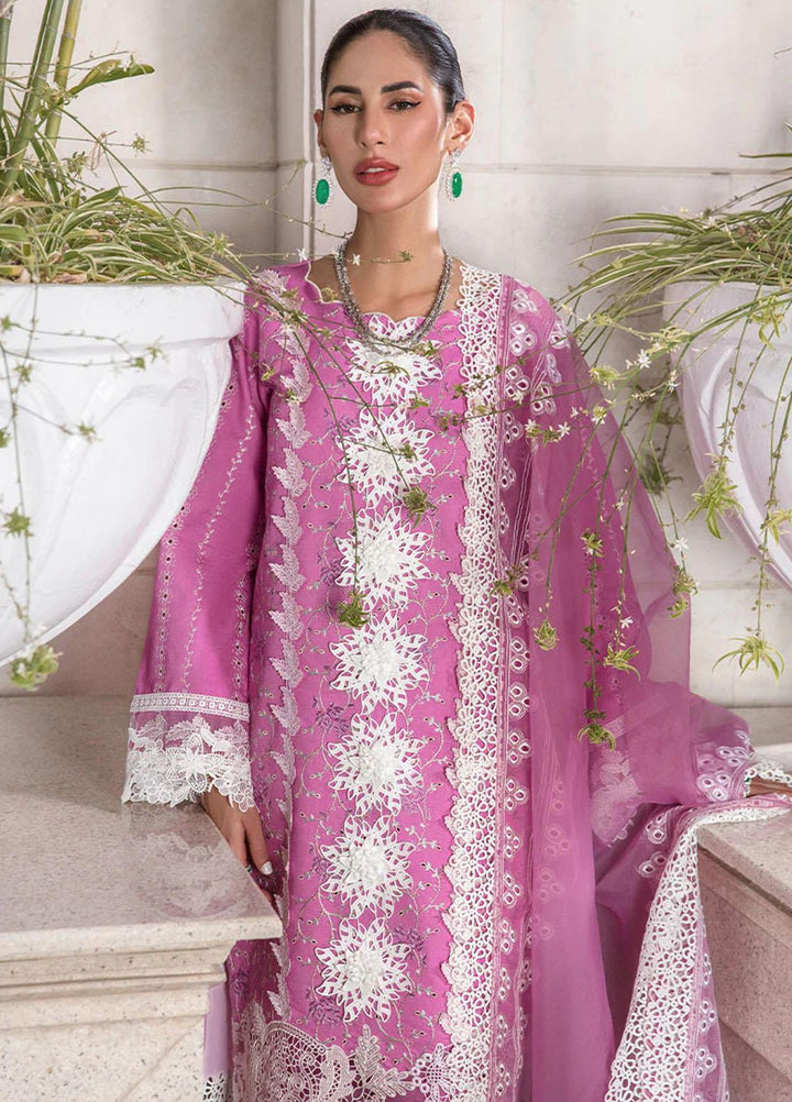 Rang Rasiya Embroidered Lawn Suits Unstitched 3 Piece RR23C Liana - Festive Collection