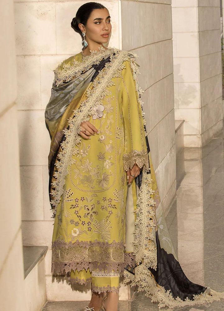 Rang Rasiya Embroidered Lawn Suits Unstitched 3 Piece RR23C Zariah - Festive Collection