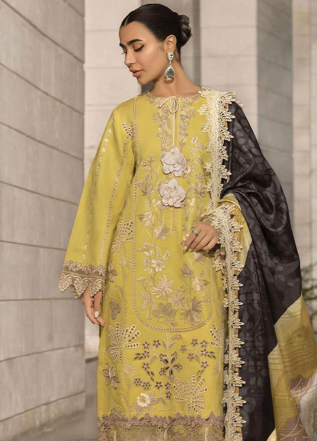 Rang Rasiya Embroidered Lawn Suits Unstitched 3 Piece RR23C Zariah - Festive Collection